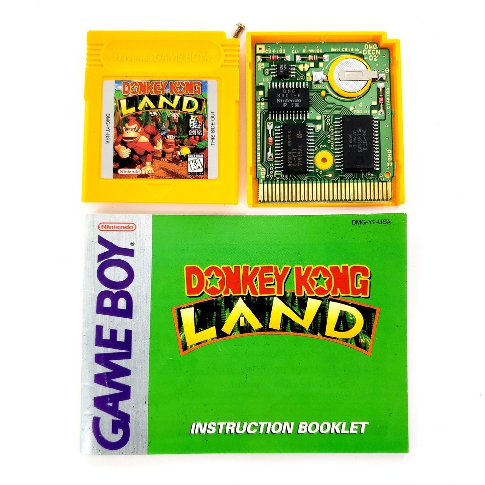 Donkey Kong Land (Nintendo Game Boy 1995) Authentic w/ Manual New Battery Tested